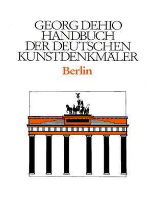 cover image of Dehio--Handbuch der deutschen Kunstdenkmäler / Berlin